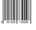 Barcode Image for UPC code 0021205739298