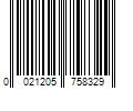 Barcode Image for UPC code 0021205758329