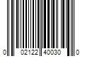 Barcode Image for UPC code 002122400300