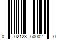 Barcode Image for UPC code 002123600020