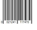 Barcode Image for UPC code 0021241117470