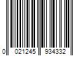 Barcode Image for UPC code 0021245934332