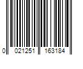 Barcode Image for UPC code 0021251163184