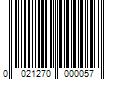 Barcode Image for UPC code 0021270000057