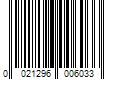 Barcode Image for UPC code 0021296006033