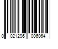 Barcode Image for UPC code 0021296006064