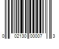 Barcode Image for UPC code 002130000073