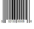 Barcode Image for UPC code 002133000056