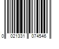 Barcode Image for UPC code 0021331074546