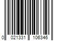 Barcode Image for UPC code 0021331106346