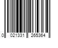 Barcode Image for UPC code 0021331265364