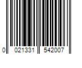 Barcode Image for UPC code 0021331542007