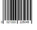 Barcode Image for UPC code 0021333225045