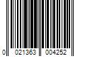 Barcode Image for UPC code 0021363004252