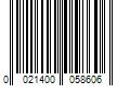 Barcode Image for UPC code 0021400058606