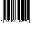 Barcode Image for UPC code 0021400402775