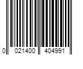 Barcode Image for UPC code 0021400404991