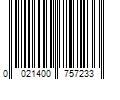 Barcode Image for UPC code 0021400757233