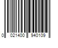 Barcode Image for UPC code 0021400940109