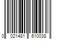 Barcode Image for UPC code 0021481610038