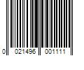 Barcode Image for UPC code 0021496001111