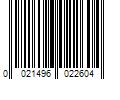 Barcode Image for UPC code 0021496022604