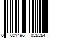 Barcode Image for UPC code 0021496025254