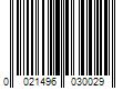 Barcode Image for UPC code 0021496030029