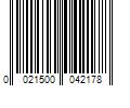 Barcode Image for UPC code 0021500042178