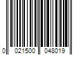 Barcode Image for UPC code 0021500048019