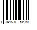 Barcode Image for UPC code 0021563104158