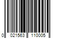 Barcode Image for UPC code 0021563110005