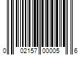 Barcode Image for UPC code 002157000056