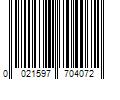 Barcode Image for UPC code 0021597704072