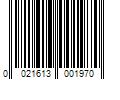 Barcode Image for UPC code 0021613001970