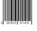 Barcode Image for UPC code 0021613011412