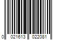 Barcode Image for UPC code 0021613022081