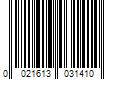 Barcode Image for UPC code 0021613031410