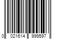 Barcode Image for UPC code 0021614999597