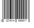 Barcode Image for UPC code 0021614999917