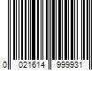 Barcode Image for UPC code 0021614999931