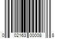 Barcode Image for UPC code 002163000088