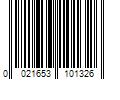 Barcode Image for UPC code 0021653101326