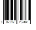 Barcode Image for UPC code 0021653204485