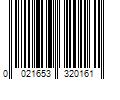 Barcode Image for UPC code 0021653320161