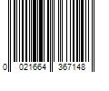 Barcode Image for UPC code 0021664367148