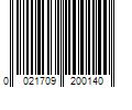 Barcode Image for UPC code 0021709200140