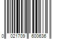 Barcode Image for UPC code 0021709600636