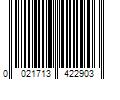 Barcode Image for UPC code 0021713422903