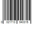 Barcode Image for UPC code 0021713940315